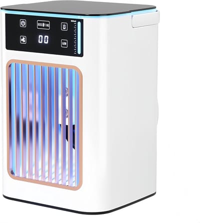 Airconditioner - Koeler - Mini 3-in-1 draagbare airconditioner - met watertank - Draagbare USB-oplaadbare koeler (900 ml) - Geschikt voor kantoor, terras of camping