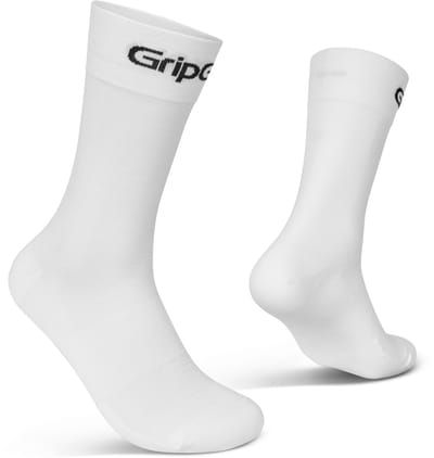 GripGrab - RIDE High Cut Zomer Fietssokken 1 Paar Wielersport Coolmax Sokken Hoog - Unisex - Wit