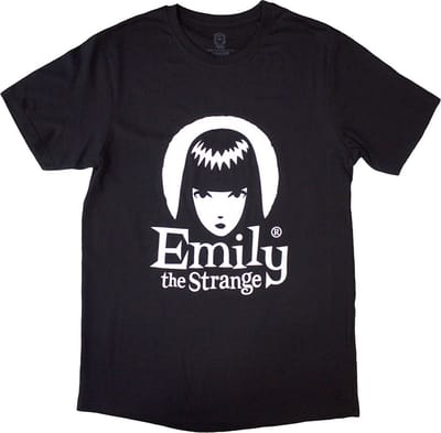 Emily The Strange - Halo Logo Heren Tshirt - S - Zwart