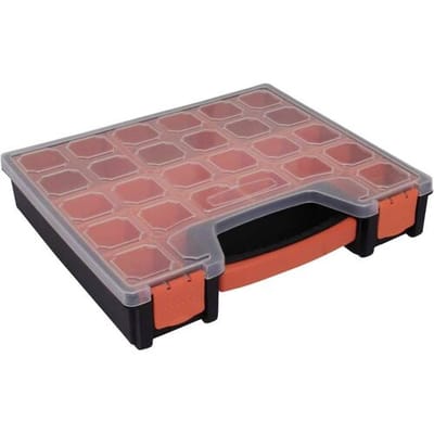 Quadrios 23SA094 Assortimentsdoos (l x b x h) 31.2 x 27.2 x 6 cm Aantal vakken: 14 Vaste onderverdeling Box Inhoud 1 stuk(s)