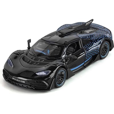1:32 Mercedes Benz Amg One Supercar Alliage Métal Moulé Sous Pression Modèle Voiture Son & Lumière Loisirs Objets de Collection Cadeaux d'Anniversaire Pour Petit Ami
