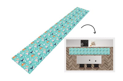 Keukenloper - Loper keuken - Rolschaatsen - Patronen - Vintage - 300x50 cm - Keukenloper vinyl