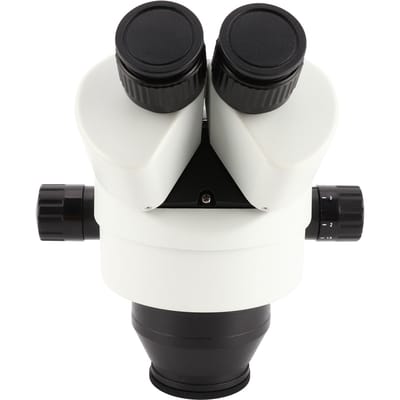 Ensemble d'oculaires et d'objectif pour microscope trinoculaire 7X 45X Accessoire pour microscope stéréo BlancAvec objectif de 0,5X