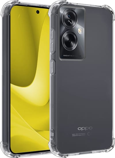 Hoesje - Geschikt voor OPPO A79 - Sterk & Shockproof - Siliconen Case - Back Cover - Telefoon Hoes Shock Proof - Telefoonhoesjes - Transparant