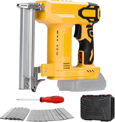 Dailygoods - Accu-nagelpistool voor Timmerwerk met 100 Nagels en 500 Nietjes