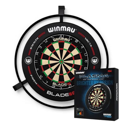 YUOM. Automatisch Dart Scoring Systeem – Compatibel met Autodarts – incl. Winmau 360 Dartbord Verlichting – Eenvoudige Installatie – incl. installatie-hulp – Zwart