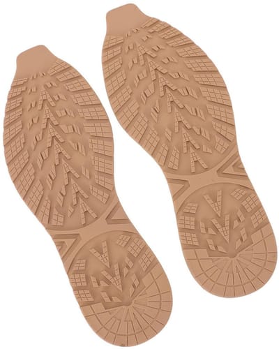 Allecto - Vervanging van Schoenzolen - Rubberen Antislip - Slijtvast en Stil - 32,2 x 11,5 cm - Geschikt voor Schoenreparatie - 1 paar