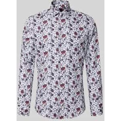 slim fit zakelijk overhemd van puur katoen