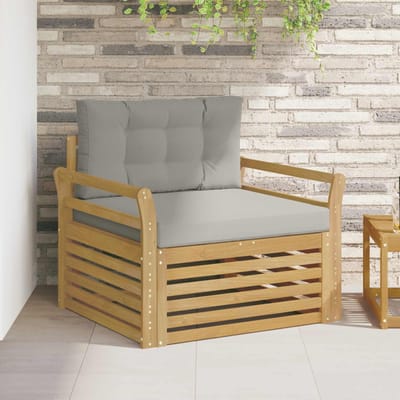 vidaXL - Buitensofa - Polyester - Wit