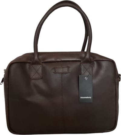 Bloomsbury Leren Schoudertas - Handtas - Dark Brown