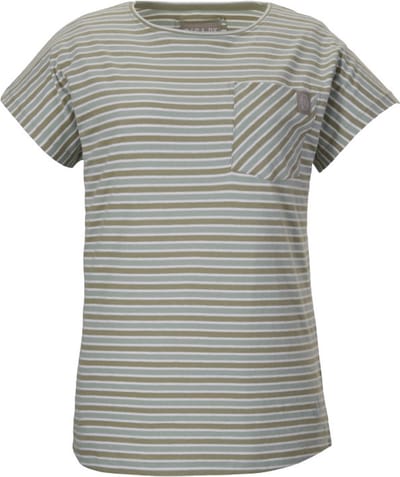 Giga by Killtec dames shirt - shirt dames - 41455 - groen streep - KM - maat 36