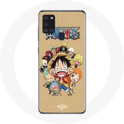 Hoesje Samsung Galaxy A21S One piece Manga Bemanningslid van het Strooien Hoed