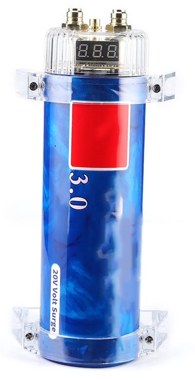 Dailygoody - Car Audio Power Capacitor - Stabilisator - Blauwe Kleur