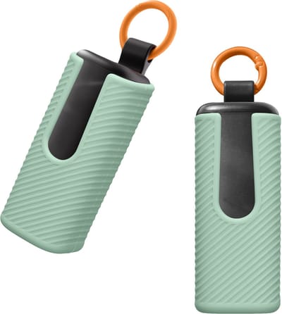kwmobile Hoes geschikt voor Skullcandy Dime Evo - Siliconen cover voor oordopjes in groen