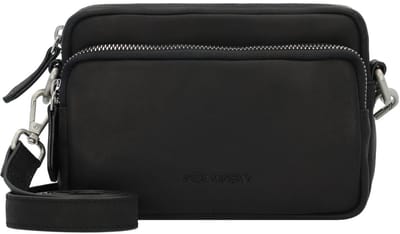 Jack Kinsky Aruba 1 Crossbody tas Leder 19 cm - Dames - schwarz