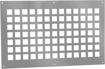 ALU ventilatieplaat 400x250mm