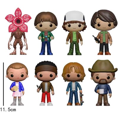 18 stuks/set poppen in figuurstijl Eleven Monster Stranger Things beeldje PVC anime figuren verzamelspeelgoed Kerstmis