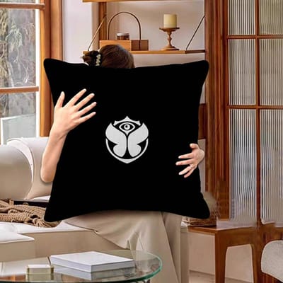 HOUSSE DE COUSSIN MUSIQUE TOMORROWLAND Housse d'oreiller Décor Housse de coussin Imprimée Housse de coussin Pour Canapé 50x50cm