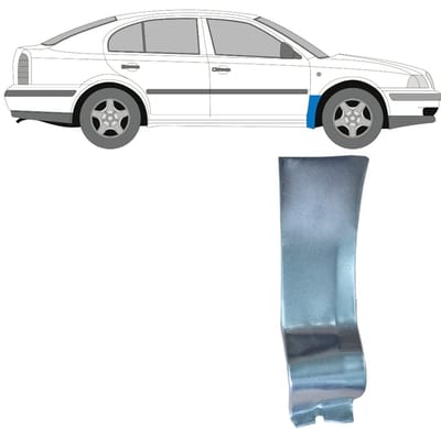 Reparatiepaneel voorspatbord voor Skoda Octavia I 1996-2010 / Rechts