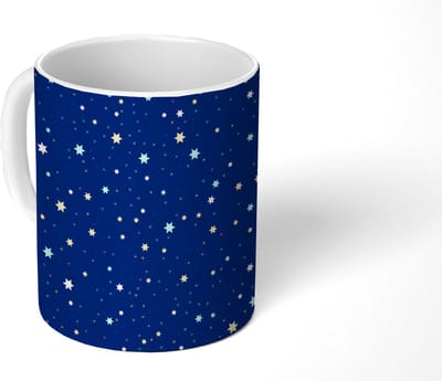 Mok - Koffiemok - Sterrenhemel - Sterren - Design - Mokken - 350 ML - Beker - Koffiemokken - Theemok