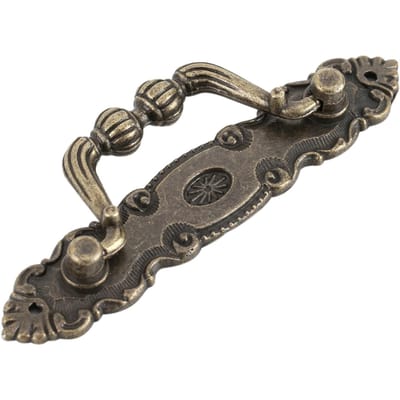 Lot de 4 poignées de porte en fer pour meubles, tiroirs, armoires, bureaux, quincaillerie, décoration pour la maison blanc