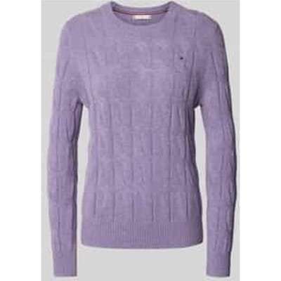 Regular fit gebreide pullover van pure wol