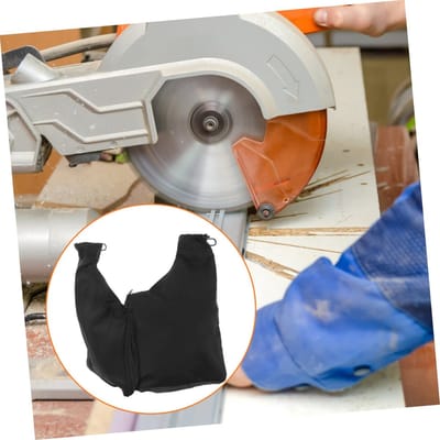 Dailygoods- Stofzak 2 Stuks - Stofopvangzak - Reservezakje - Vervangbaar - Zwart - Geschikt voor Industriële Machines