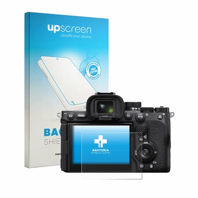 upscreen - Screenprotector voor Sony Alpha 7R VI - Folie Beschermfolie transparant antibacterieel