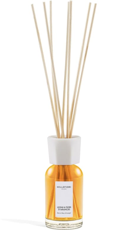 Millefiori Milano - Geurstokjes 100 ml - Legni e Fiori d'Arancio - 2 tot 3 maanden