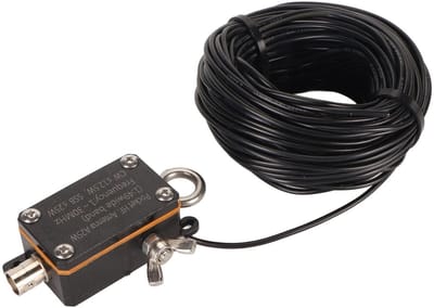 Allecto - Draagbare HF-Beëindigen Antenne - Compacte Antenne - Eenvoudige Installatie - 50Ω Impedantie - Voor Openlucht - Geschikt voor Radiocommun...