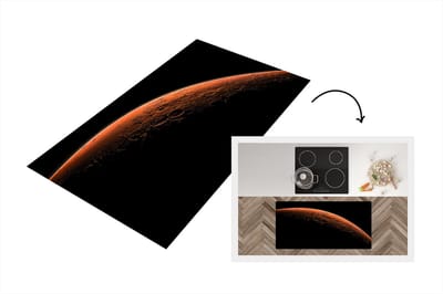 Keukenloper - Loper keuken - Mars - Licht - Planeten - 120x60 cm - Keukenloper vinyl