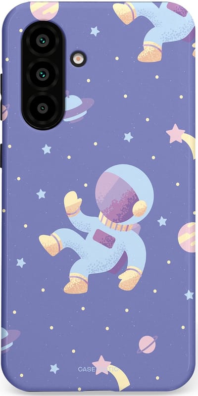 Casetastic Hoesje Geschikt voor Samsung A56 / A36 - Stijlvolle Beschermende Duo-layer Case - Vliegen in de ruimte