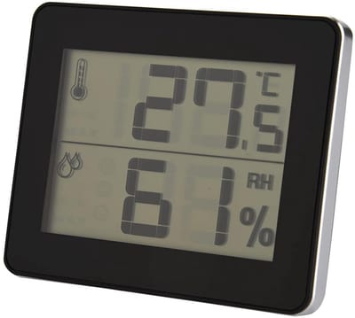 Digitale Hygrothermometer Binnen - Nauwkeurige Temperatuur- en Vochtigheidsmeter met LCD-Display