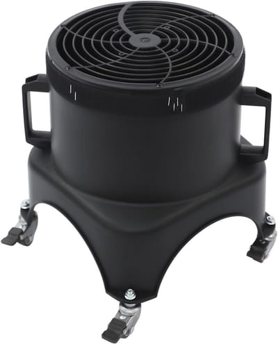 Luchtblazer - Opblaas ventilator - Feest decoratie - Krachtige luchtstroom - 22 cm uitlaat - Zwart