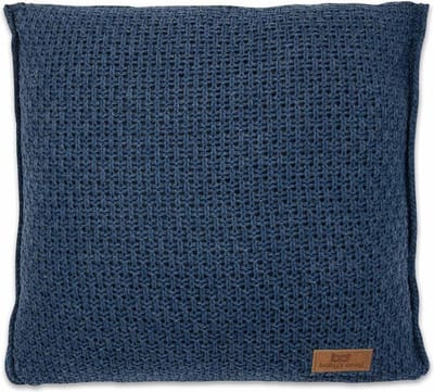 Baby's Only Gebreid sierkussen babykamer Robust - Jeans - 40x40 cm - Inclusief kussenvulling