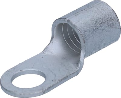 10 stuks Kalitec Q50-10 krimpkabelschoen 50 mm² M10 I ongeïsoleerd I doornpersing I voor soepele, fijne en ultrafijne draadgeleiders I kabelschoen 50 mm² volgens DIN 46234