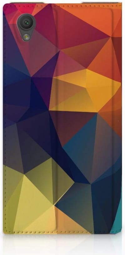 Sony Xperia L1 Stand Case Polygon Color