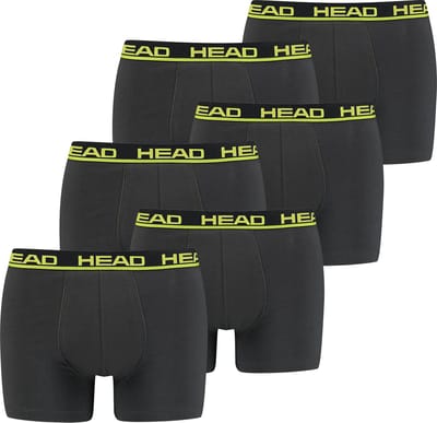 BOXERS Set van 6 Head Basic Boxerbroeken voor heren, Shorts, ondergoed, ondergoed