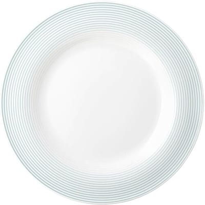 (6 stuks) SELTMANN WEIDEN Bord - plat - Ø 260mm - Arctisch blauw Wit / Blauw