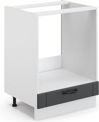 Vicco Fame-Line Ovenombouwkast – 60 cm, WB Antraciet Antraciet landhuis
