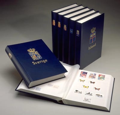 De insteekboeken G met landswapen Zweden van DAVO