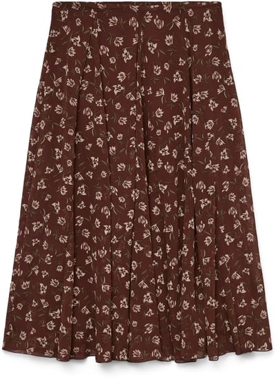VERO MODA - VMIHANNAH MW 7/8 SKIRT WVN SP - Dames - Rokken