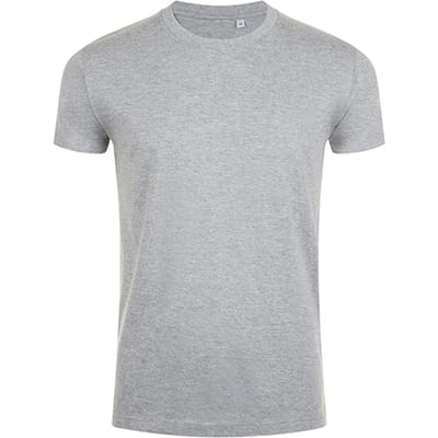 SOLS Unisex Imperial T-shirt voor volwassenen (Grijze Melange)
