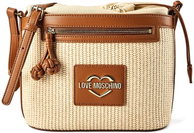 Love Moschino Straw Chic Buideltas 24 cm