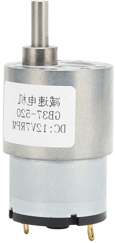 Krachtige 12V Worm Gear Motor met 7RPM en Zelfvergrendeling voor Diverse Toepassingen in Mechanische Systemen en Overbrengingen