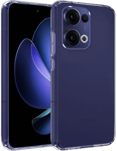 Hoesje - Geschikt voor Oppo Reno 13 - Sterk & Shockproof - Siliconen Case - Hoes Cover - Telefoonhoes - Transparant