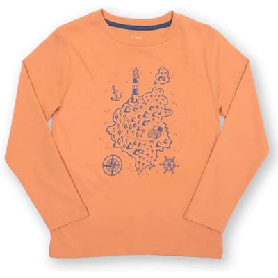 Kinder-T-shirt met lange mouwen Kite Treasure Island