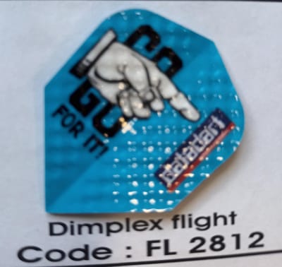 Dart Flights - 10 sets (30 stuks) - Dimplex - Blauw - go go for it