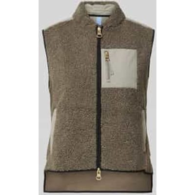 Bodywarmer met tweewegritssluiting en borstzak model 'Rowe'