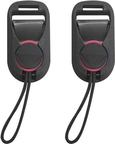 Camerariem Snelsluiting Adapter - 2 Stuks, Zwart, Voor DSLR en Digitale Camera's